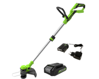 Аккумуляторный триммер Greenworks G24LT30k2 Gen 2, 24v, 30 см (1хАКБ 2Ач и ЗУ)