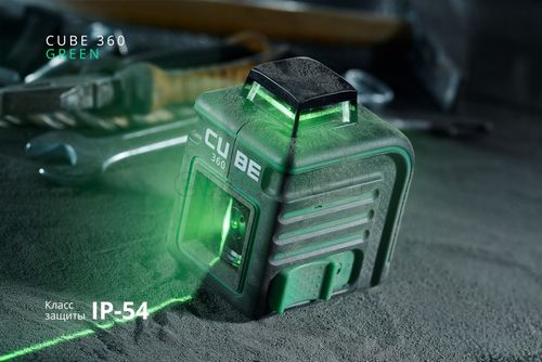 Лазерный уровень ADA CUBE 360 Green Basic Edition А00672