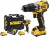 Ударная бесщ. дрель-шуруповерт DEWALT, 250 Вт, 10.8 (12) В, 57.5 Нм, 1500 об/мин, 25500 уд/мин