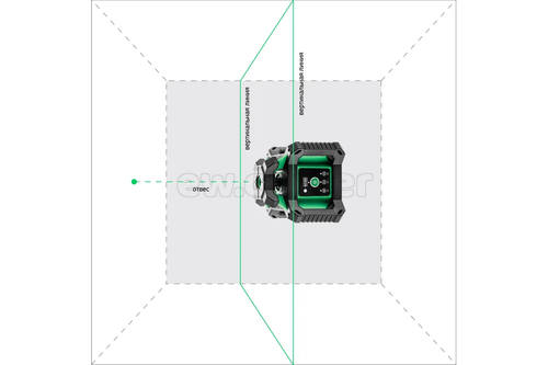 Ротационный лазерный нивелир ADA ROTARY 400 HV-G Servo А00584