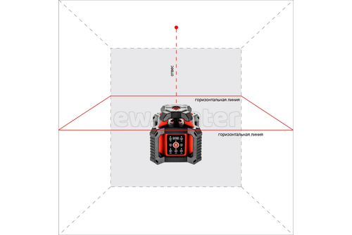 Ротационный лазерный нивелир ADA ROTARY 500 HV Servo А00578