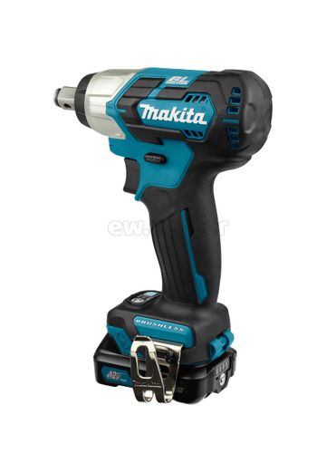 Акк. ударный гайковерт MAKITA CXT TW161DWAE, 12В, 2x2 Ач, 2400 об/мин, 3600 уд/мин, 1.1кг, чемодан