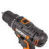 Аккумуляторная дрель-шуруповерт WORX WX100.2, 20В, 2х2Ач, ЗУ 0,4А, сумка