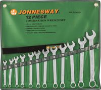 Набор ключей гаечных комбинированных в сумке JONNESWAY 8-22 мм, 12 предметов W26112S