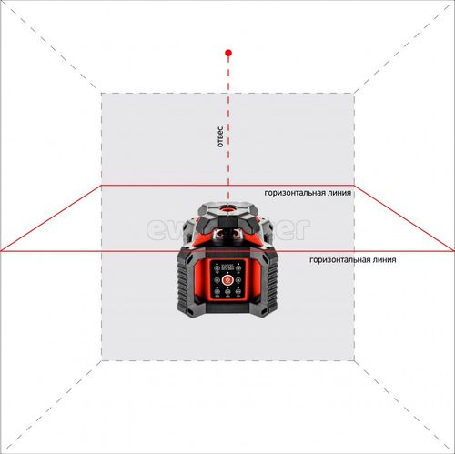 Ротационный лазерный нивелир ADA ROTARY 500 HV Servo А00578