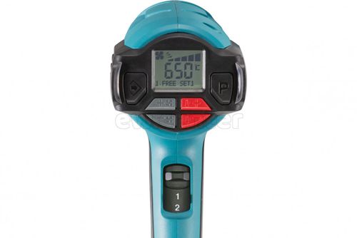 Термопистолет (фен) MAKITA HG6531CK 2000Вт, 50-650 градусов, 200-500л/мин, 0.7кг чемодан, 7 насадок