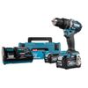 Акк. дрель-шуруповерт MAKITA XGT HP002GD201, 40В, 0-2200 об/мин, 2х2.5А*ч, ЗУ, кейс