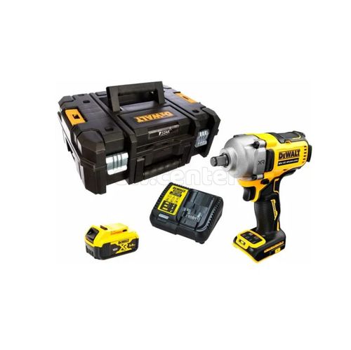 Гайковерт аккумуляторный ударный DEWALT 1/2/ COMPACT XR 20В DCF891P1T