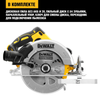 Дисковая аккумуляторная пила, 18В, DEWALT DCS570NT