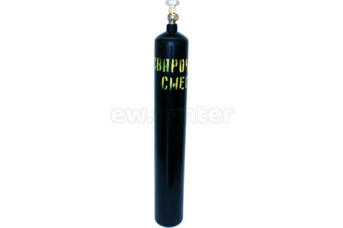Баллон СВАРОЧНАЯ СМЕСЬ 10 л., D = 133, 150 атм., ВК-1, Ярпожинвест новый пустой (ТС)