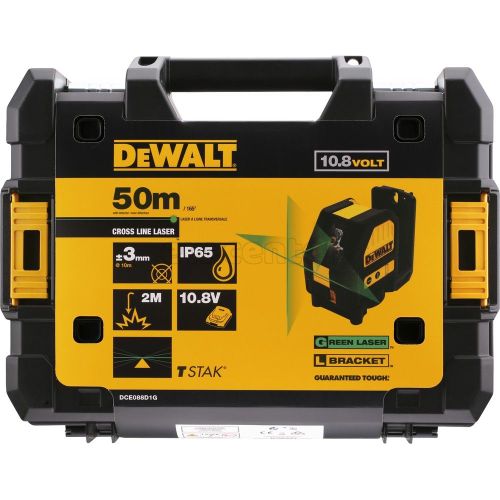 Лазерный уровень DEWALT DCE088D1G самовырав. линейный ЗЕЛЕНЫЙ