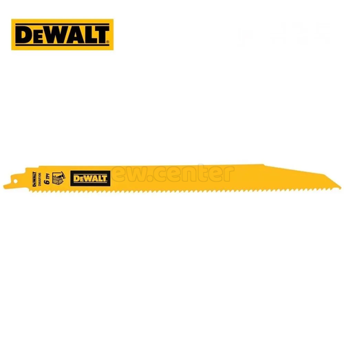 Полотно по дереву DEWALT DWAR106 для сабельно пилы 305мм, 6TPI, Bi-Metal, 5шт.