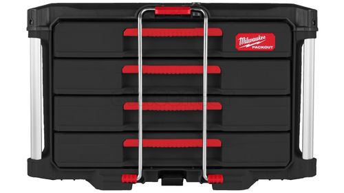 Ящик MILWAUKEE PACKOUT с 4-мя выдвижными отсеками