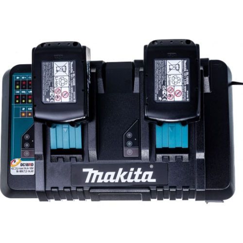 Набор MAKITA LXT (АКБ BL1850Bх2, Li-Ion, 18В, 5.0Ач +ЗУ DC18RD 7.2-18В, 2x9А)