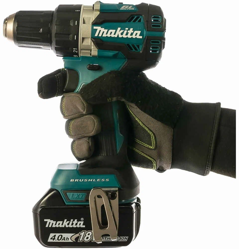 Аккумуляторная бесщеточная дрель-шуруповерт MAKITA DDF484RME, 54Нм LXT 18В, 2х4Ач, кейс