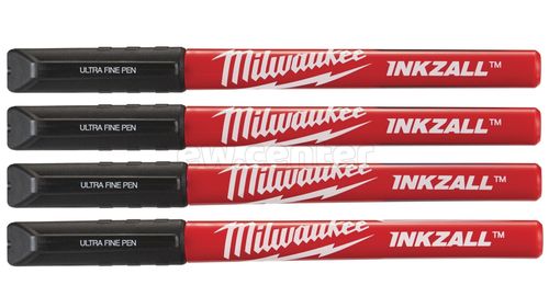 Набор маркеров MILWAUKEE INKZALL 4 (Черный) 48223164