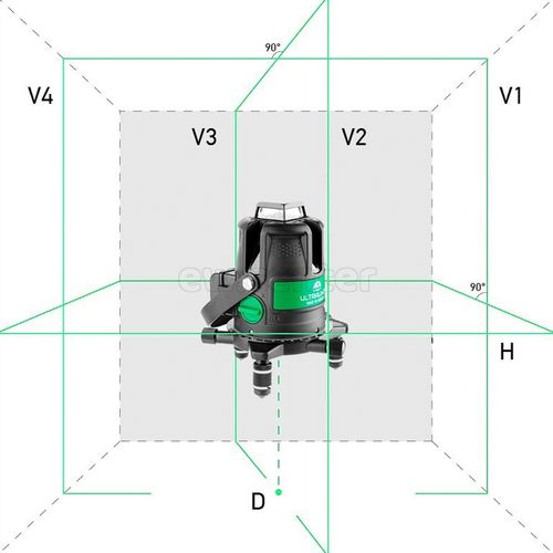 Лазерный уровень ADA ULTRALiner 360 4V GREEN А00540