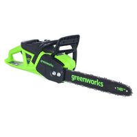 Аккумуляторная бесщеточная цепная пила Greenworks GD40CS20X, 40V, 40 см, 2000 Вт (без АКБ И ЗУ)