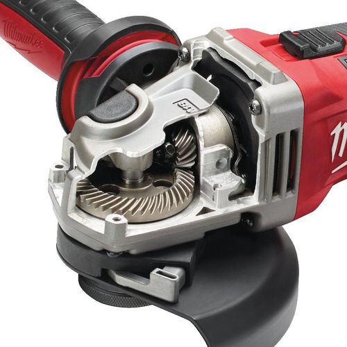 Акк. угловая шлифмашина MILWAUKEE M18 CAG125X-0X УШМ, кейс HD BOX