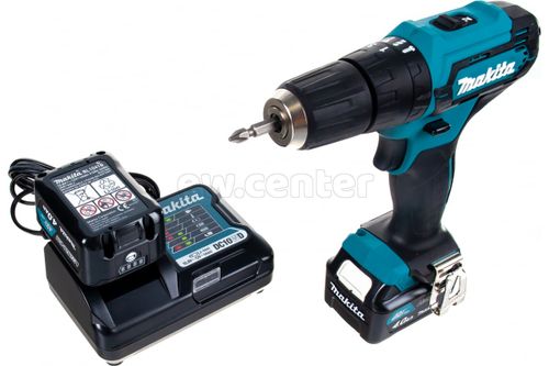 Акк. ударная дрель-шуруповерт MAKITA CXT HP333DWME, 12В Max, 2х4 Ач, 1700об/мин, 1.1кг, чемодан