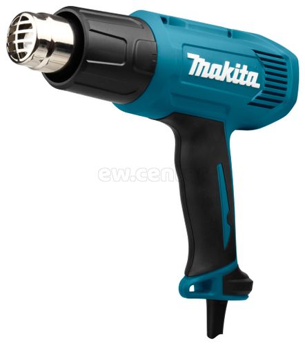 Термопистолет (фен) MAKITA HG5030K, 1600Вт, 350-500 градусов, 300-500л/мин, 0.6кг, кейс