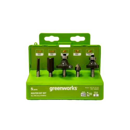 Набор фрез Greenworks для фрезера (5 шт.)