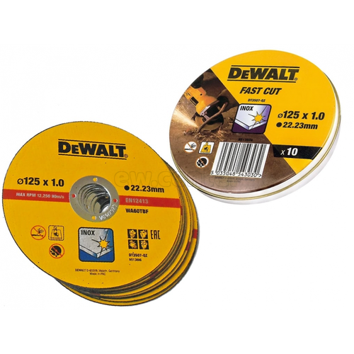 Диск отрезной по металлу DEWALT DT3507, 125x1