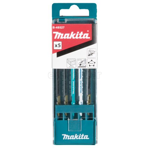 Набор пилок для лобзика MAKITA B-48527 Super Express 5 шт. (B-50x2, B-51, B-52, B-53)