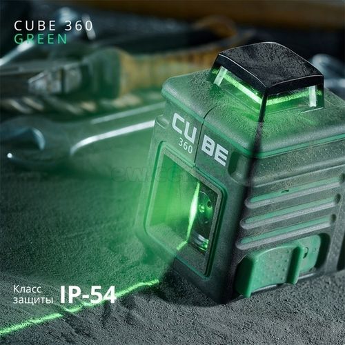 Лазерный уровень ADA CUBE 360 Green Professional Edition А00535