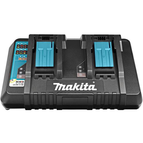 Зарядное устройство MAKITA LXT DC18RD, 18В, быстрое двухпортовое