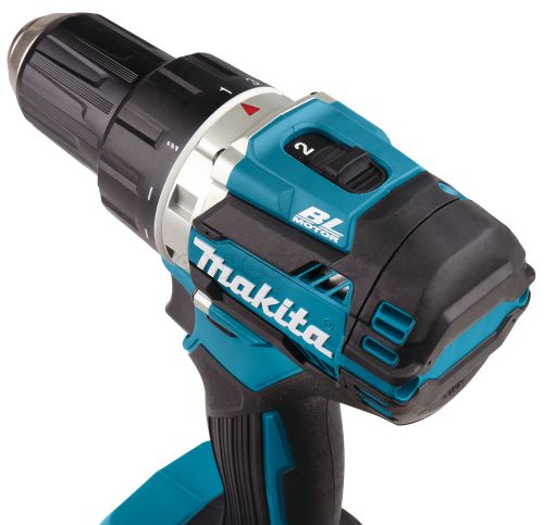 Аккумуляторная бесщеточная дрель-шуруповерт MAKITA DDF484RME, 54Нм LXT 18В, 2х4Ач, кейс