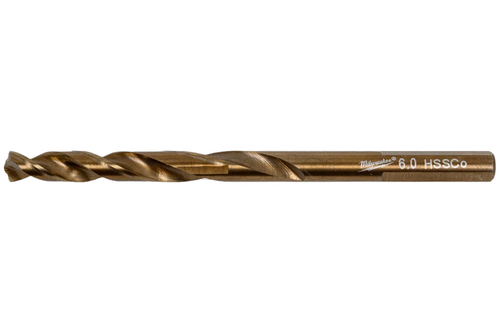 Сверло по металлу MILWAUKEE HSS-Co Cobalt DIN338 (10 шт; 6х57х93 мм)