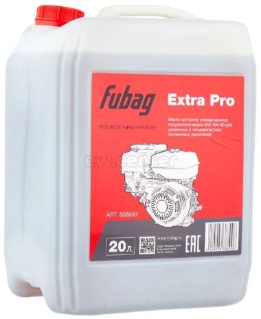 Масло моторное FUBAG Extra Pro SL/CF (SAE 5W-40) 20л