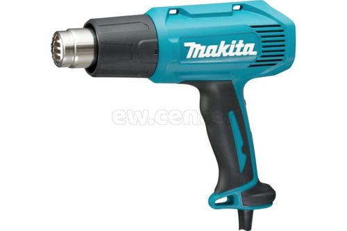 Термопистолет (фен) MAKITA HG5030K, 1600Вт, 350-500 градусов, 300-500л/мин, 0.6кг, кейс