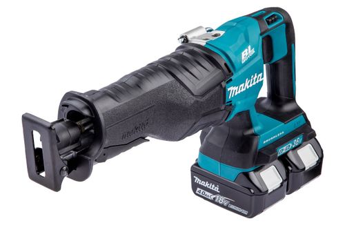 Акк. сабельная пила MAKITA DJR360RM2, 18В, 4 Ач, 3000 об/мин, ход 32мм, рез 255мм, 3.4кг, кейс