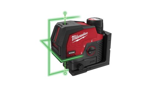 Акк. линейно-точечный лазерный нивелир MILWAUKEE M12 CLLP-0C