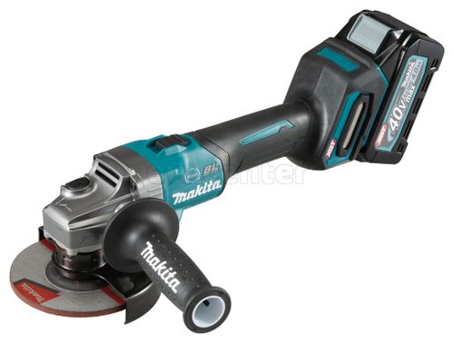 Акк. угловая шлифмашина MAKITA XGT GA005GM201 УШМ, 40В, 125 мм, 8500 об/мин, 2х4А*ч, ЗУ, кейс