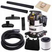 Пылесос для сухой и влажной уборки DEWALT DXV25S, 1050 Вт, 25 л