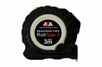 Рулетка ударопрочная ADA Rub Tape 3м сталь с полимерный покрытием ленты с двумя СТОПами