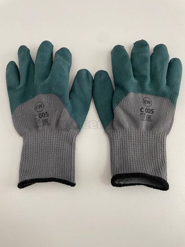 Перчатки рабочие ХБ прорезиненные EW