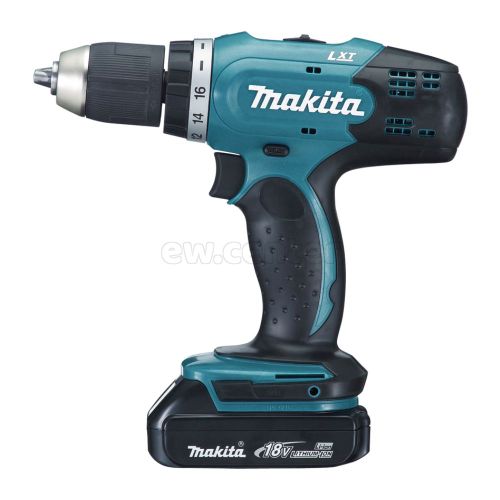 Акк. дрель-шуруповерт MAKITA DDF453SYE, 18 В, 2х1.5 Ач Li-ion, 1300 об/мин, 1.8 кг, ЗУ, в кейсе