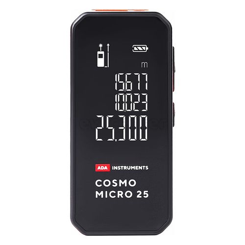 Лазерный дальномер ADA Cosmo MICRO 25 (с литиевым аккумулятором)