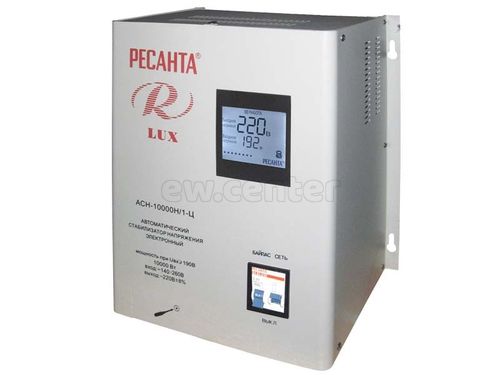 Стабилизатор РЕСАНТА АСН-10 000 Н/1-Ц серия Lux