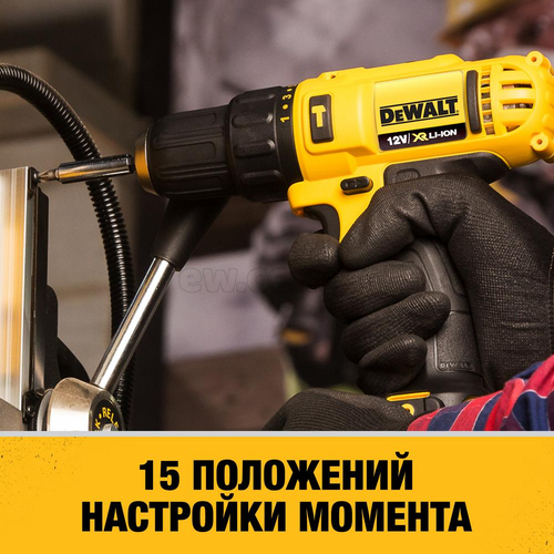 Аккумуляторная ударная дрель-шуруповерт DEWALT DCD716D2, 10.8 (12) В