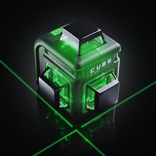 Лазерный уровень ADA CUBE 3-360 GREEN BASIC EDITION А00560