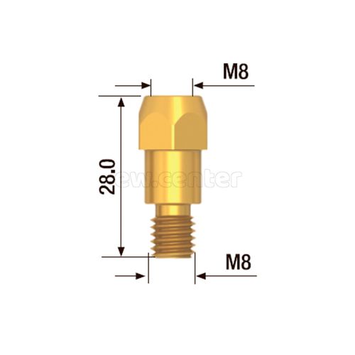 Держатель наконечника М8×28 (для горелки 36KD)