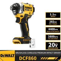 Акк. шуруповерт DEWALT DCF860N, 18 В, 282 Нм, 4500 уд/мин, без АКБ и ЗУ