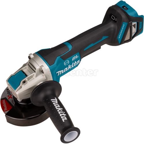 Угловая шлифмашина MAKITA DGA519Z X-Lock, 125 мм, 18В, Li-ion, 3000-8500 об/мин, 3.1 кг без АКБ и ЗУ