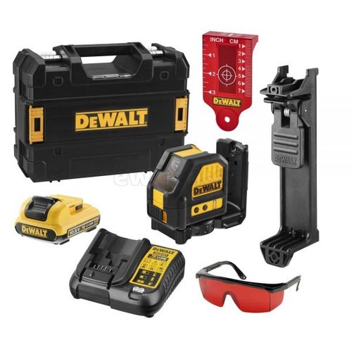 Лазерный уровень DEWALT DCE088D1R самовырав. линейный КРАСНЫЙ