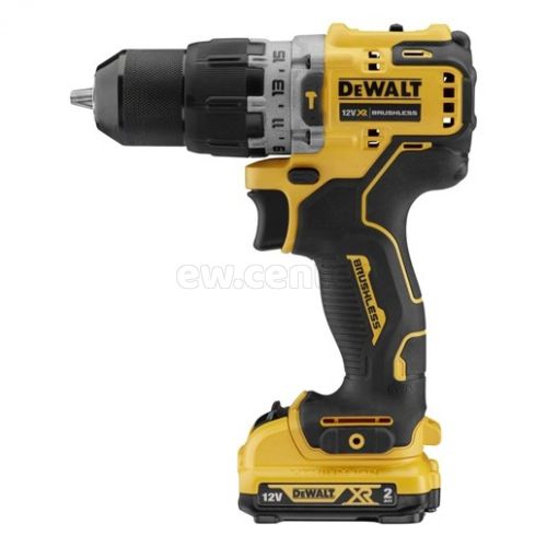 Ударная бесщ. дрель-шуруповерт DEWALT, 250 Вт, 12 В, 57.5 Нм, 1500 об/мин, 25500 уд/мин